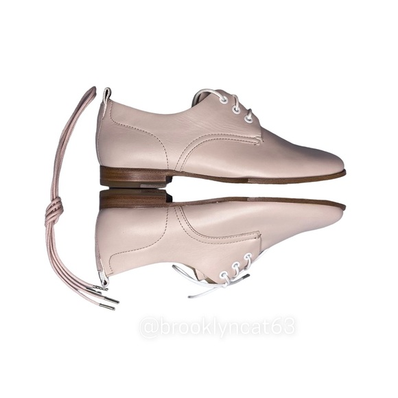 rag & bone audrey shoes leather oxfords flats pink 5 - Picture 4 of 13